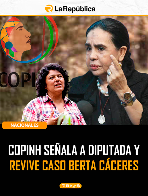  COPINH SEÑALA A DIPUTADA Y  REVIVE CASO BERTA CÁCERES - Cover Image